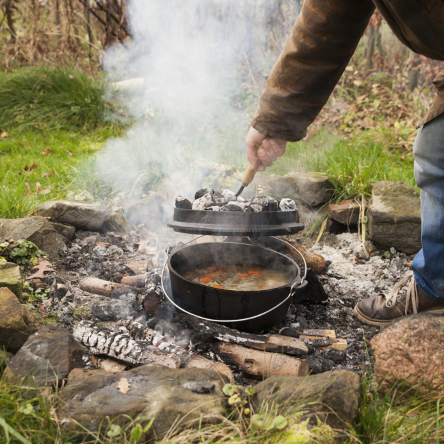 Dutch Oven 12 aus Gusseisen