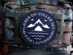 Cordura Laser Patch Bushcraft Survival Outdoor Camping Logo